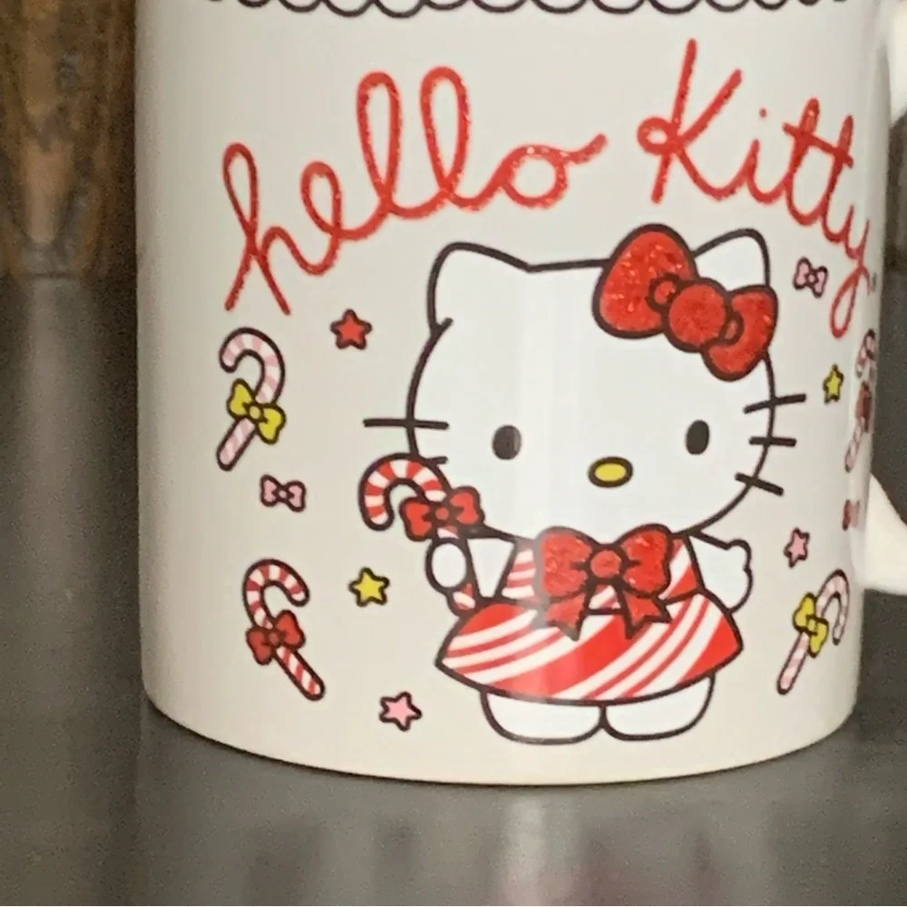 Hello Kitty Candy Cane Christmas Mug - Picture 5 of 9